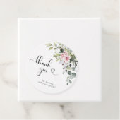 Greenery Pink Rose Babydusche Geschenk Tag Geschenkanhänger (Beispiel)