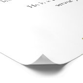 Greenery Printable Baptism Gift Poster (Ecke)