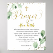 Greenery Printable Baptism Gift Poster (Vorne)