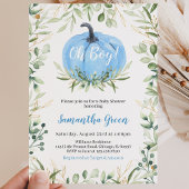 Greenery Pumpkin Baby Shower Einladung