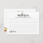 Greenery Pumpkin Fall Baby Duschberatung Karten (Vorne/Hinten)