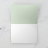 Greenery Pumpkin Fall Baby Dusche Vielen Dank Karte (Innenseite)