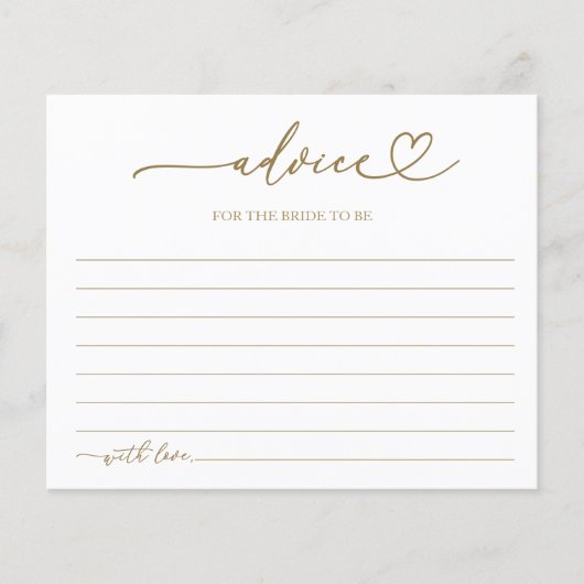 Greenery Pumpkin Fall Brautparty Advice Cards (Vorderseite)