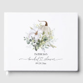 Greenery Pumpkin Fall Brautparty Gästebuch (Vorderseite)