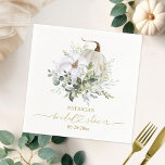 Greenery Pumpkin Fall Brautparty Napkins Serviette<br><div class="desc">Delikate Aquarellgrün gefallene Brautparty-Servietten. Einfach mit Ihren Daten personalisieren. Bitte kontaktieren Sie mich per Chat,  wenn Sie Fragen zum Kunstwerk haben oder eine Anpassung benötigen. BITTE BEACHTEN SIE: Für Unterstützung bei Bestellungen,  Versand,  Produktinformationen usw. wenden Sie sich direkt an den Zazzle Kundenservice https://help.zazzle.com/hc/en-us/articles/221463567-How-Do-I-Contact-Zazzle-Customer-Support-.</div>