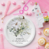 Greenery Pumpkin Fall Brautparty Pappteller (Party)