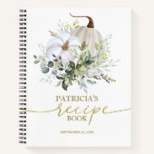 Greenery Pumpkin Fall Brautparty Rezept Buch (Vorderseite)