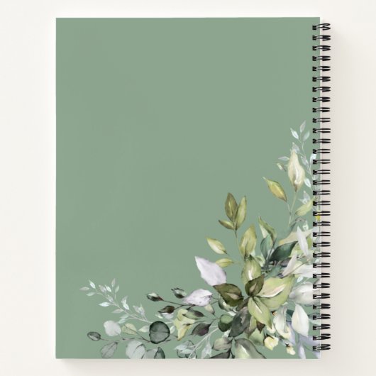 Greenery Pumpkin Fall Brautparty Rezept Buch (Rückseite)