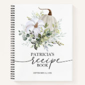 Greenery Pumpkin Fall Brautparty Rezept Buch (Vorderseite)