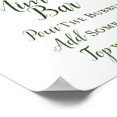 Greenery Pumpkin Sign, Brautparty Sign Poster (Ecke)