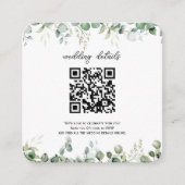 Greenery QR Code Foto UAWG Einladung (Vorderseite)