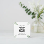 Greenery QR Code Foto UAWG Einladung (Stehend Vorderseite)