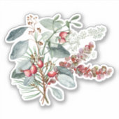 Greenery Red Green Sticker (Vorderseite)