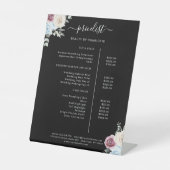 Greenery Rose Salon Price List Poster Sockelschild (Vorderseite)