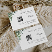 Greenery RSVP Card Hochzeitsvorlage