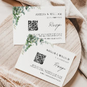 Greenery RSVP Card Hochzeitsvorlage