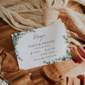 Greenery RSVP Card Hochzeitsvorlage