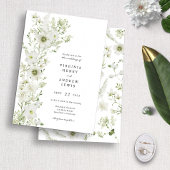 Greenery Rustic Boho Wedding Einladung