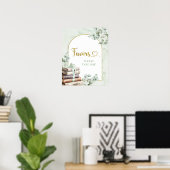 Greenery Sage Storybook Favors Poster (Heimbüro)