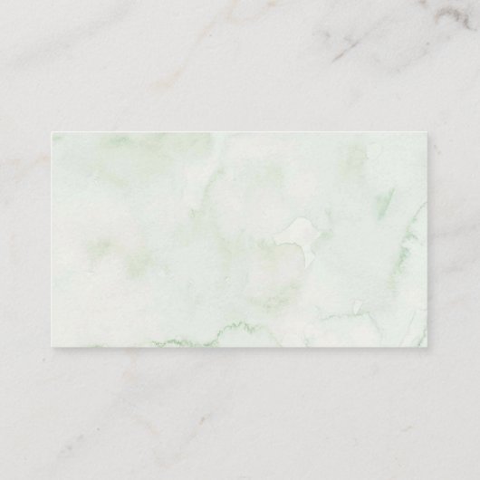 Greenery Sage Storybook Kinderdusche Windelwindeln Begleitkarte (Rückseite)