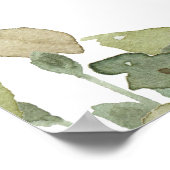 Greenery Salon Preisliste Poster (Ecke)