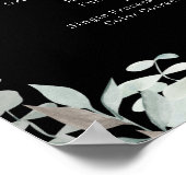Greenery Salon Price List Poster (Ecke)