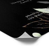 Greenery Salon Price List Poster (Ecke)