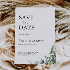 Greenery Save the Date Wedding Einladung