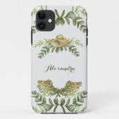 Greenery Seashell Nautical Cream Muscheln Coastal Case-Mate iPhone Hülle (Rückseite)