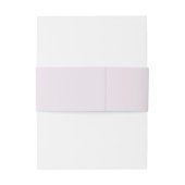 Greenery Simple Elegant Wedding Einladungsbanderole (Rückseitenbeispiel)