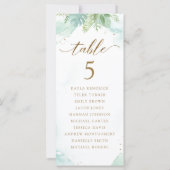 Greenery-Sitting-Karten mit Gästennamen (Rückseite)