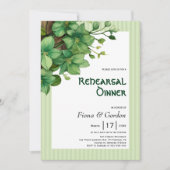 Greenery St. Patricks Probe Einladung (Vorderseite)