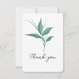 Greenery Stem Vielen Dank Dankeskarte