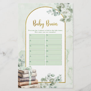 Greenery Storybook Baby Brain Games