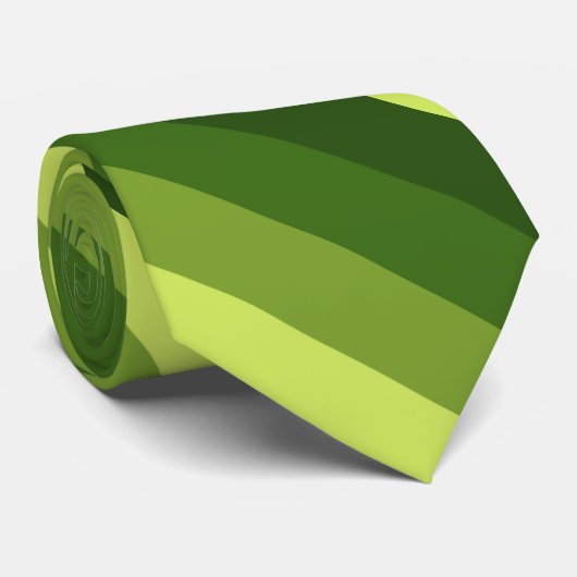 Greenery Stripes Krawatte (Gerollt)