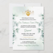 Greenery Sukhmani Sahib Path Invitation Einladung (Vorderseite)