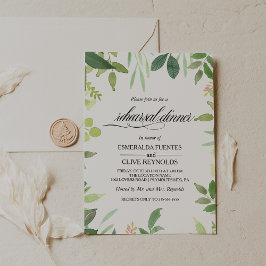 Greenery Summer Destination Probe Dinner Einladung