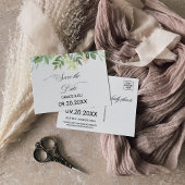 Greenery Summer Destination Save the Date Card Postkarte