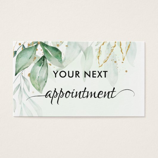 Greenery-Terminierungskarte (Vorderseite)