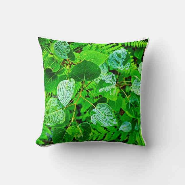 Greenery Throw Pillow Kissen (Vorderseite)