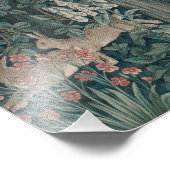 Greenery, Victorian Era Tapestry by Henry Dearle Fotodruck (Ecke)