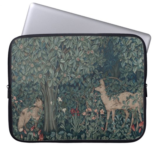 Greenery, Victorian Era Tapestry by Henry Dearle Laptopschutzhülle (Vorderseite)