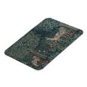 Greenery, Victorian Era Tapestry by Henry Dearle Magnet (Linke Seite)