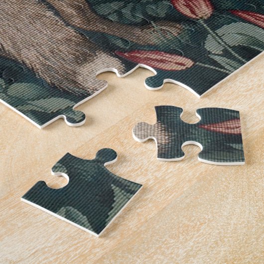 Greenery, Victorian Era Tapestry by Henry Dearle Puzzle (Seite)