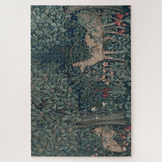 Greenery, Victorian Era Tapestry by Henry Dearle Puzzle (Vertikal)