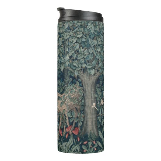 Greenery, Victorian Era Tapestry by Henry Dearle Thermosbecher (Nach rechts gedreht)