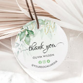 Greenery Vielen Dank Geschenkanhänger