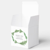 Greenery Watercolor Foliage Wedding Geschenkschachtel (Geöffnet)