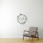 Greenery Wedding Back Drop, Boho Fall Foto Stand Wandteppich (Beispiel)