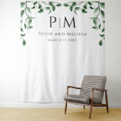 Greenery Wedding Backdrop Wandteppich (Beispiel)